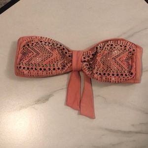 Strapless swimsuit top from Target